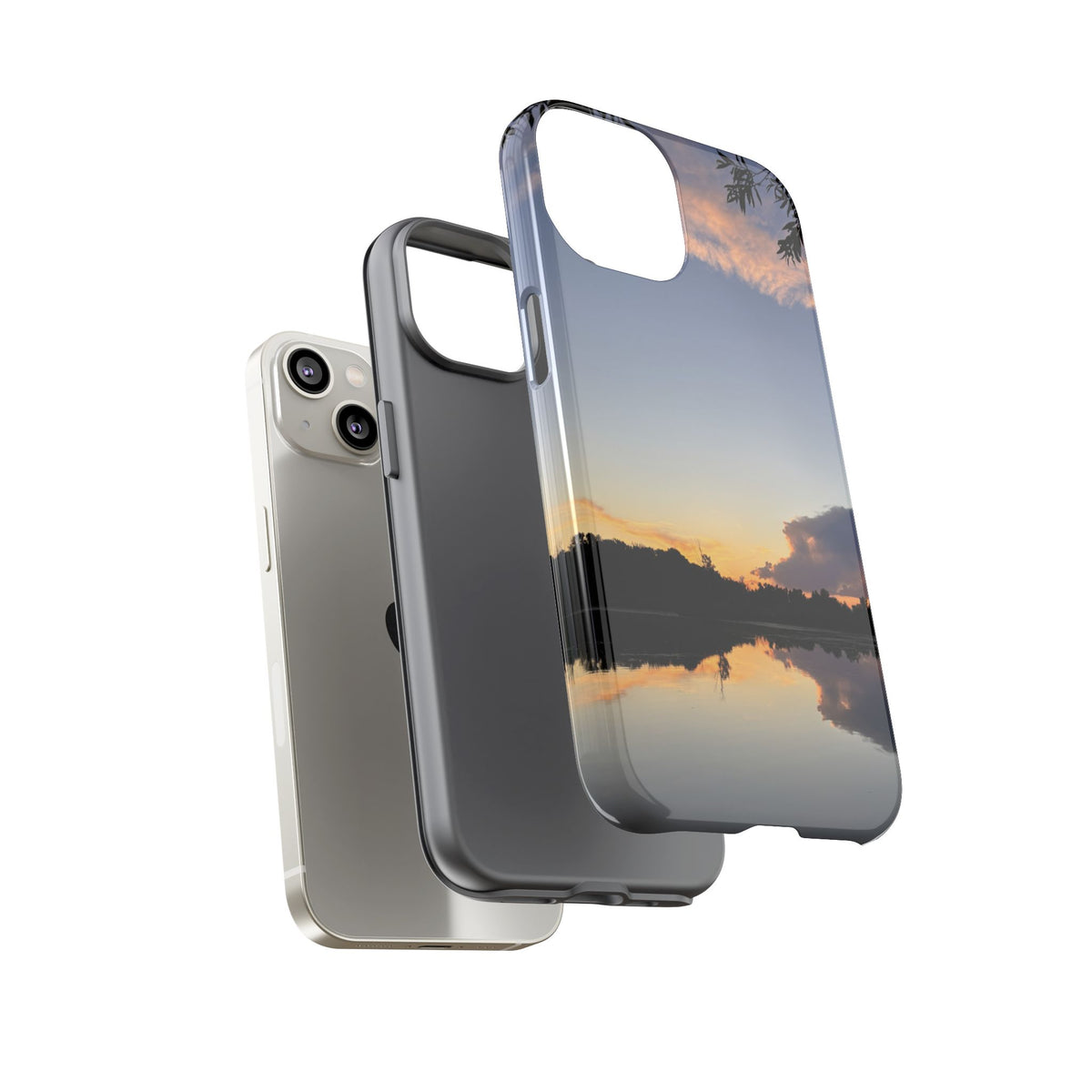 Ellensburg, Washington Sunset Lake Reflection Tough Phone Case