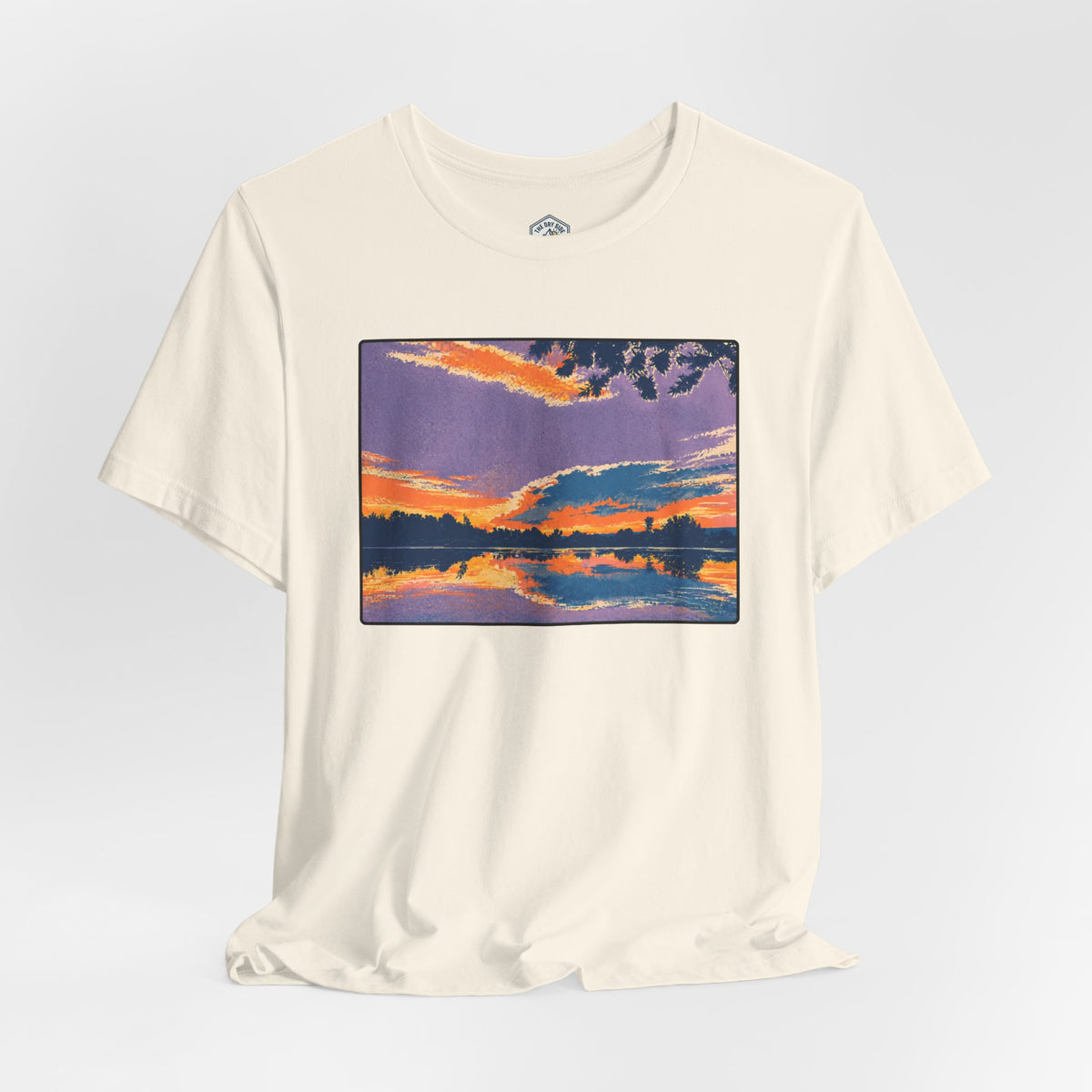 Retro Ellensburg Ringer Loop Sunset T-Shirt