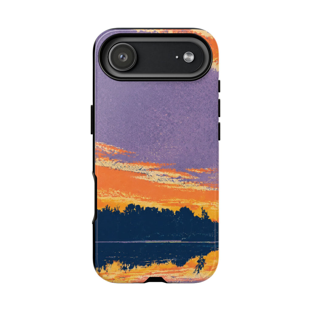 Coque de téléphone résistante Sunset Lake