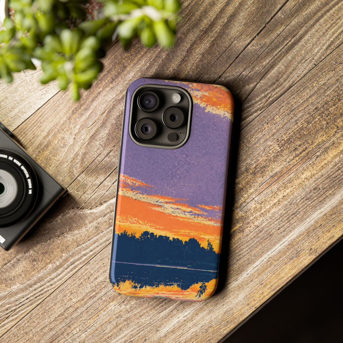 Sunset Lake Tough Phone Case