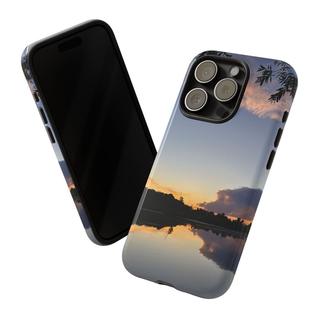 Ellensburg, Washington Sunset Lake Reflection Tough Phone Case