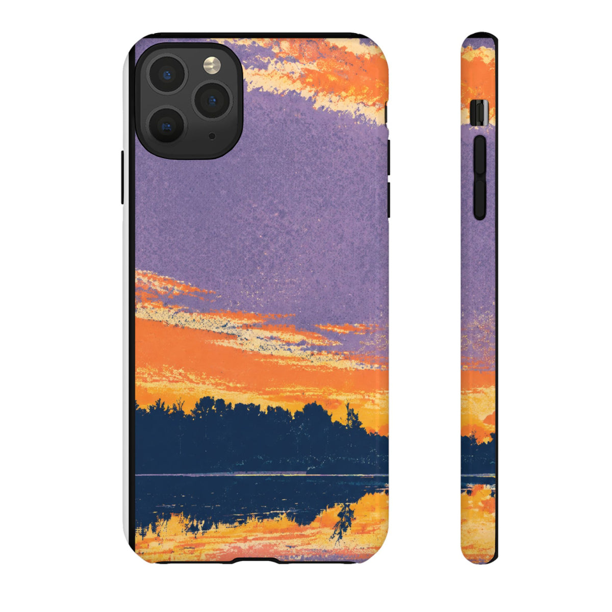 Sunset Lake Tough Phone Case