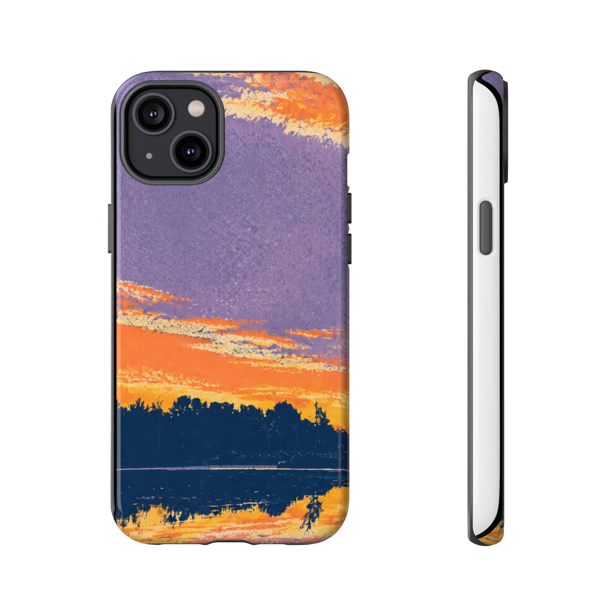 Sunset Lake Tough Phone Case