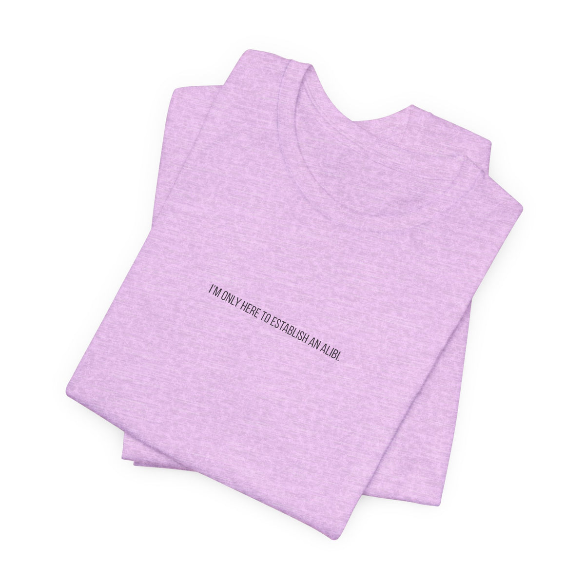 I Am Only Here for an Alibi Minimalist Graphic T-Shirt