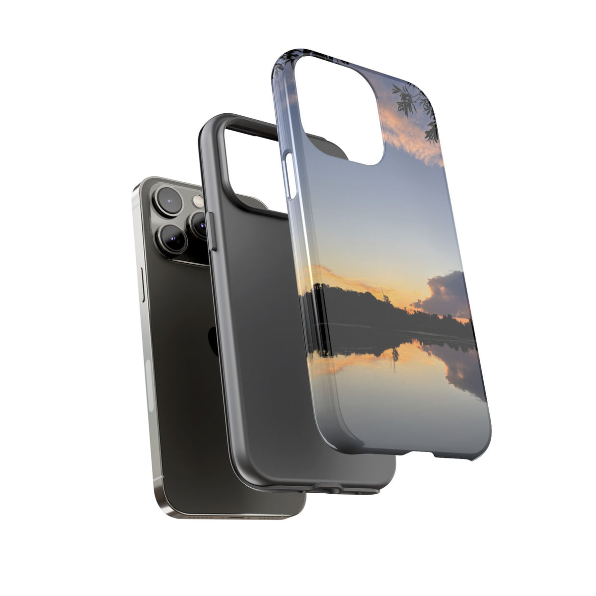 Ellensburg, Washington Sunset Lake Reflection Tough Phone Case