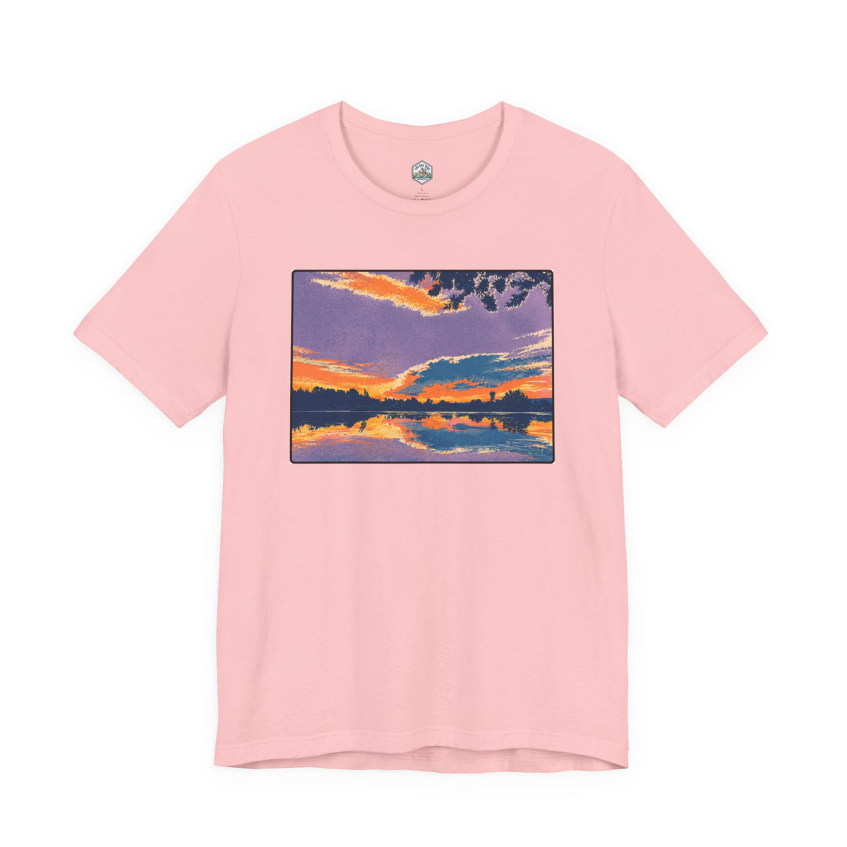 Retro Ellensburg Ringer Loop Sunset T-Shirt
