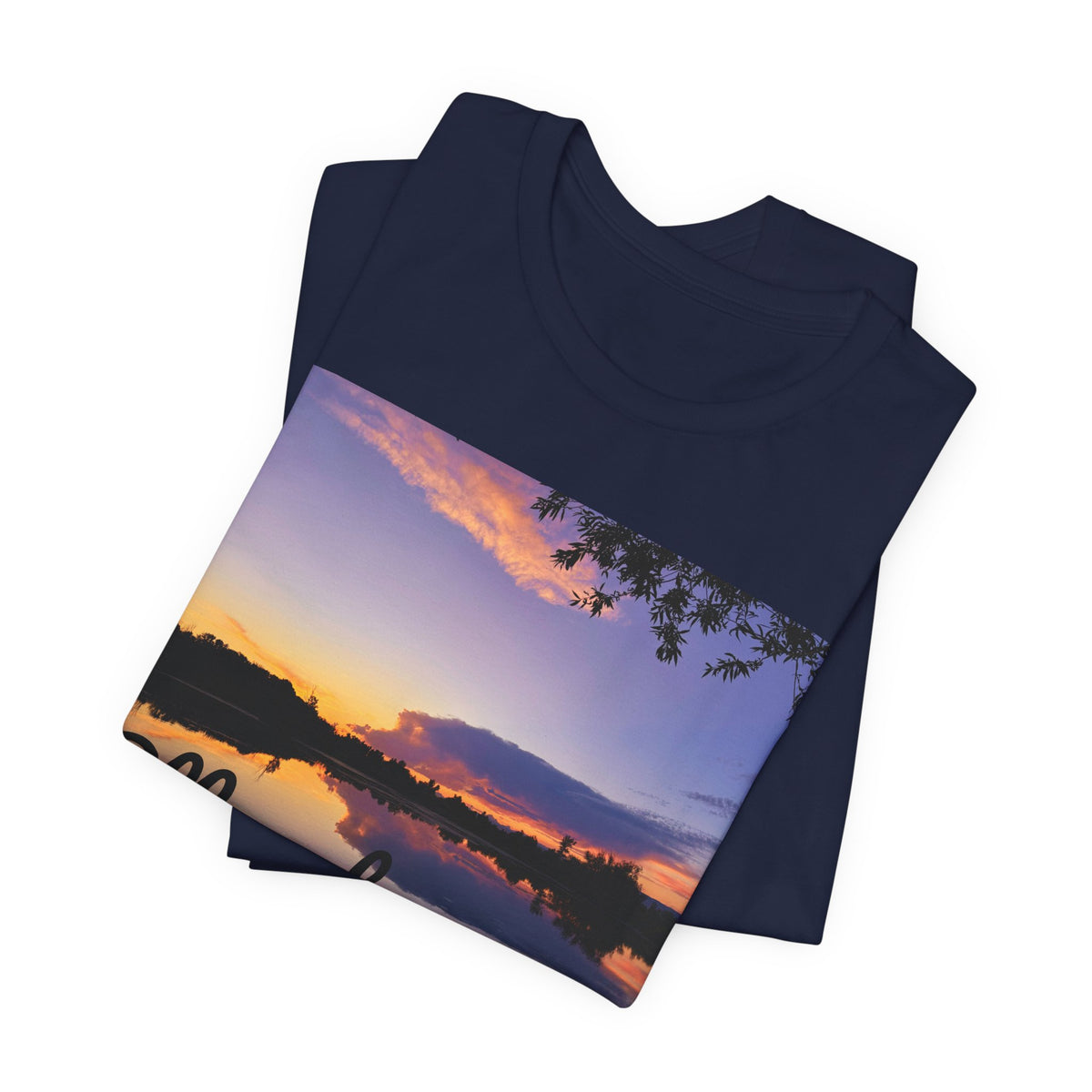 Ellensburg Sunset Lake Reflection Landscape T-Shirt