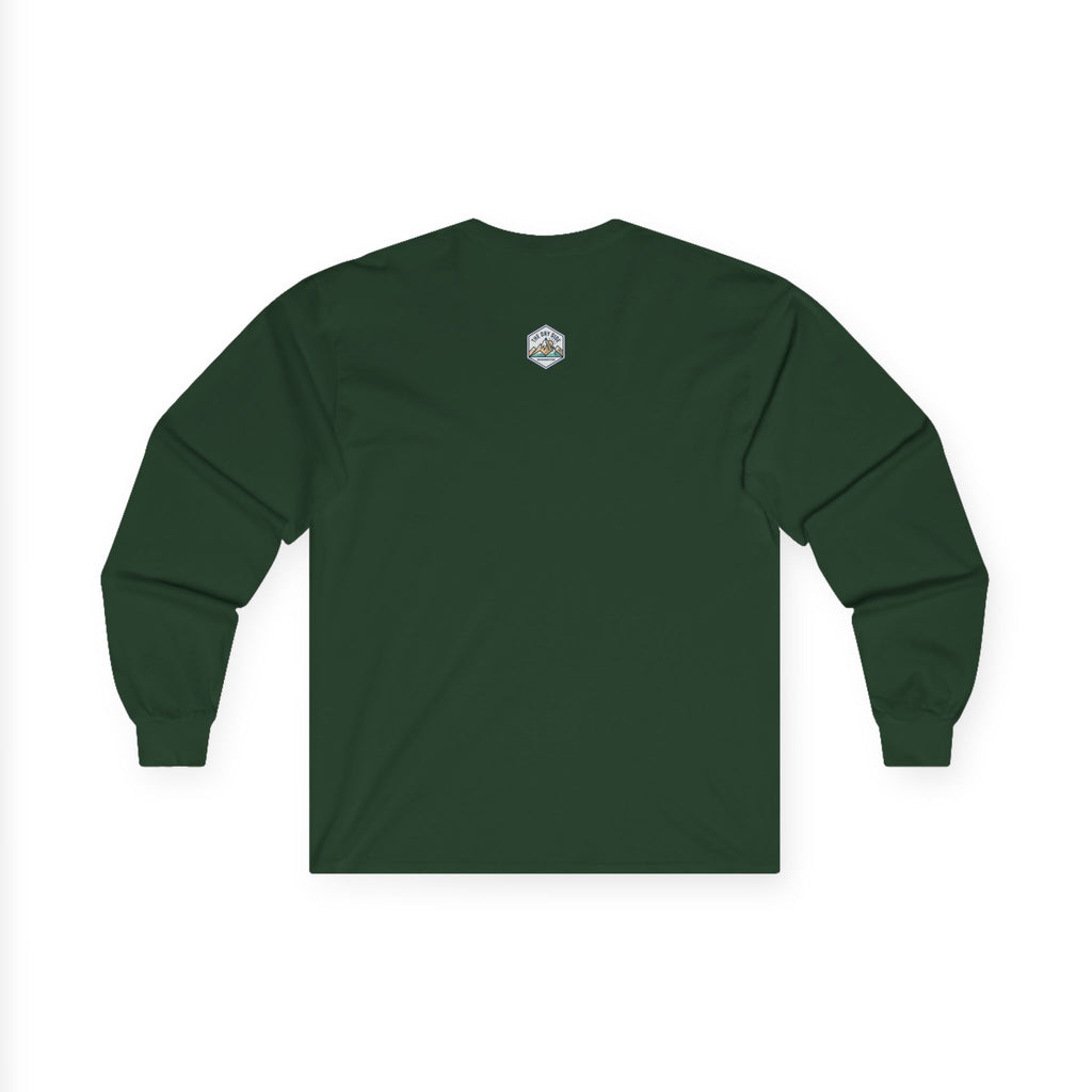 Ellensburg Sunset Fishing Pond Reflection Long Sleeve Tee