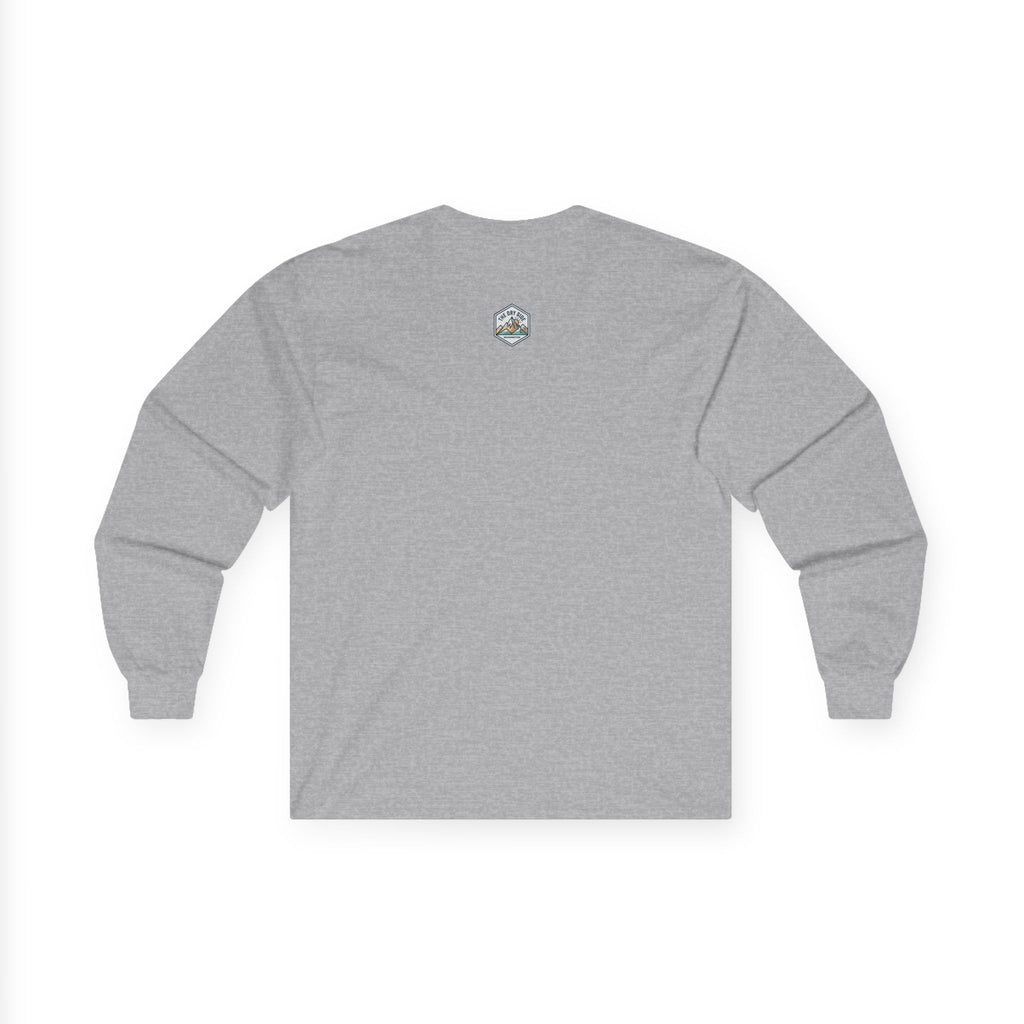 Ellensburg Sunset Fishing Pond Reflection Long Sleeve Tee