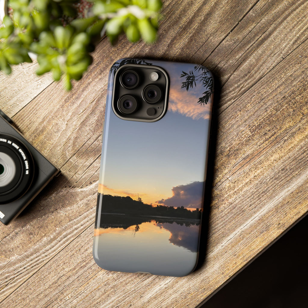 Ellensburg, Washington Sunset Lake Reflection Tough Phone Case