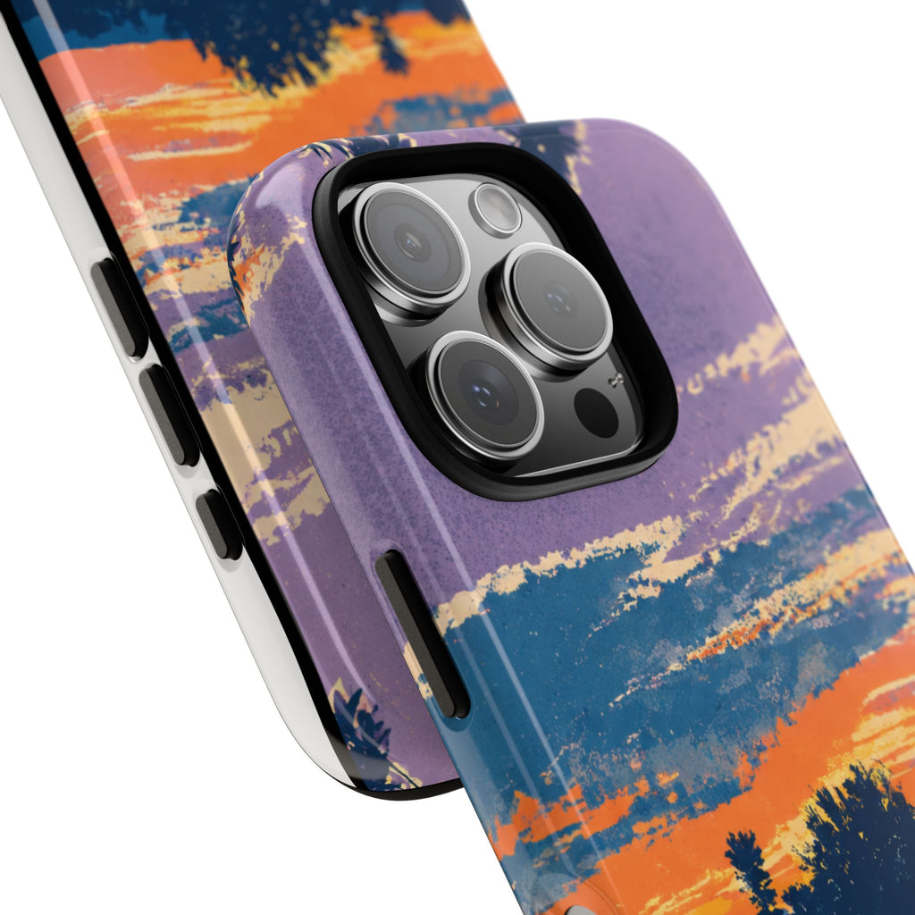 Sunset Lake Tough Phone Case