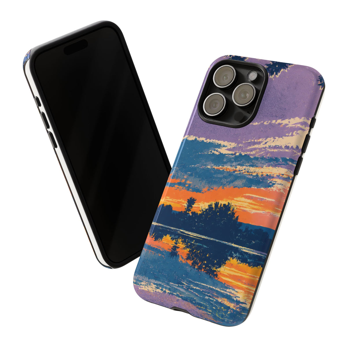 Sunset Lake Tough Phone Case