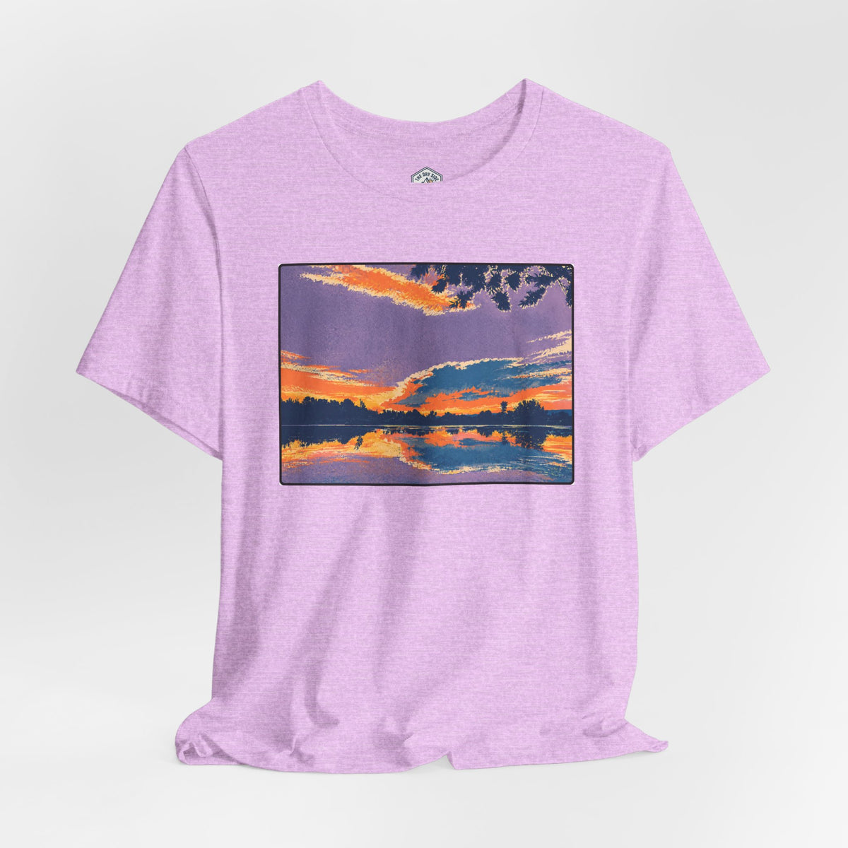 Retro Ellensburg Ringer Loop Sunset T-Shirt