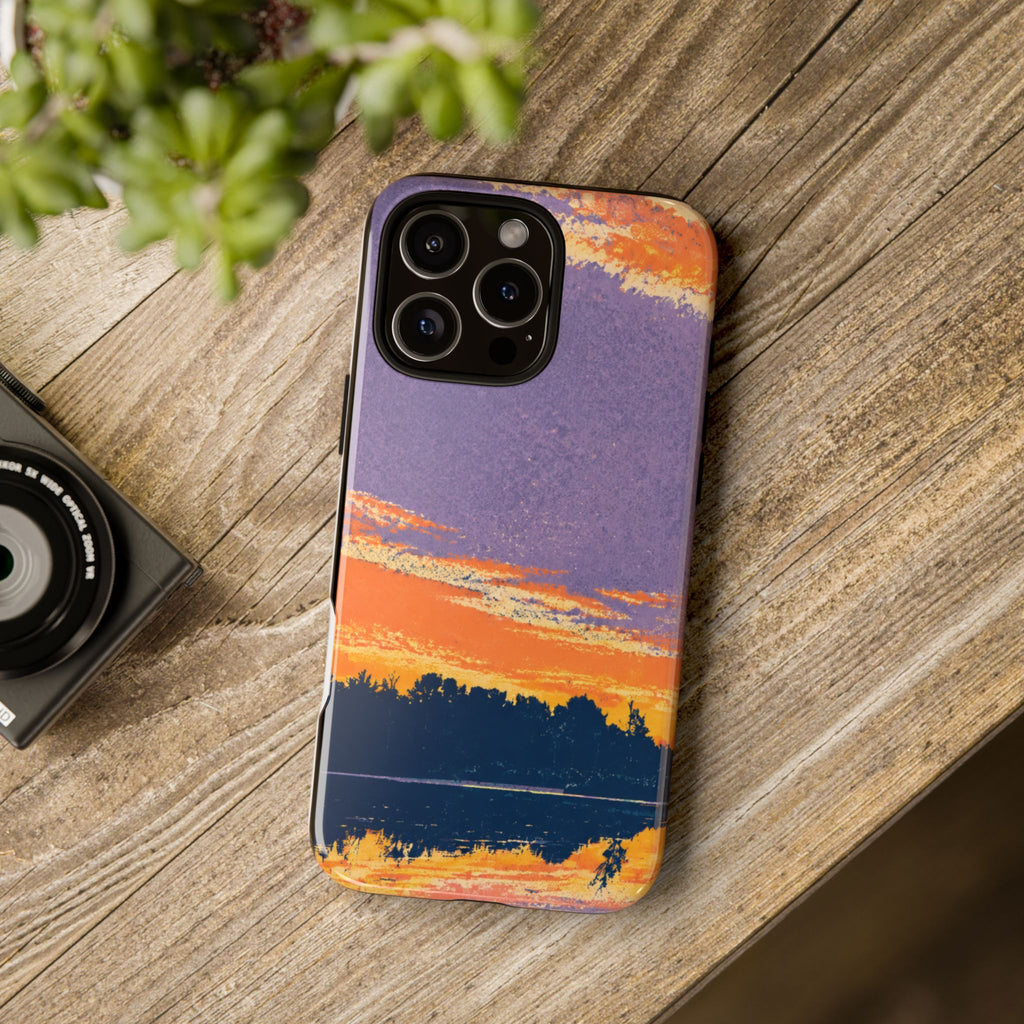 Coque de téléphone résistante Sunset Lake