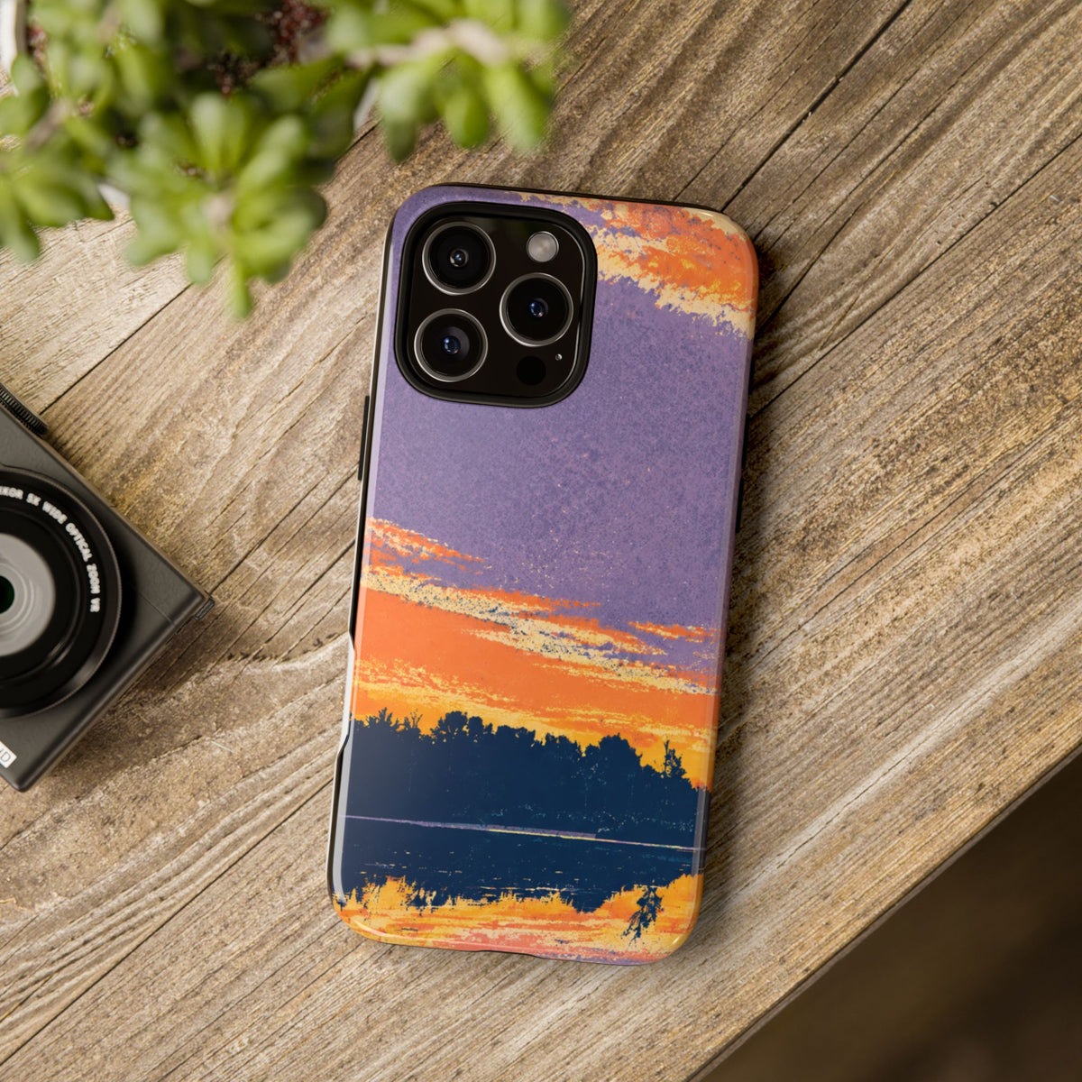 Coque de téléphone résistante Sunset Lake