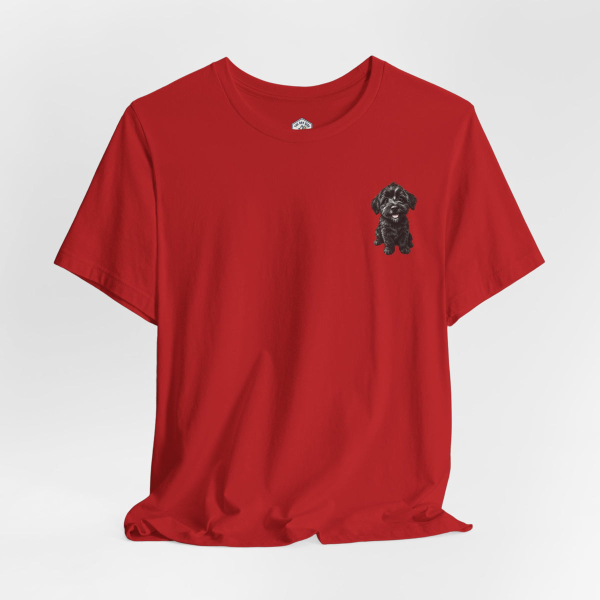 T-shirt avec un adorable chiot Schnoodle tout doux