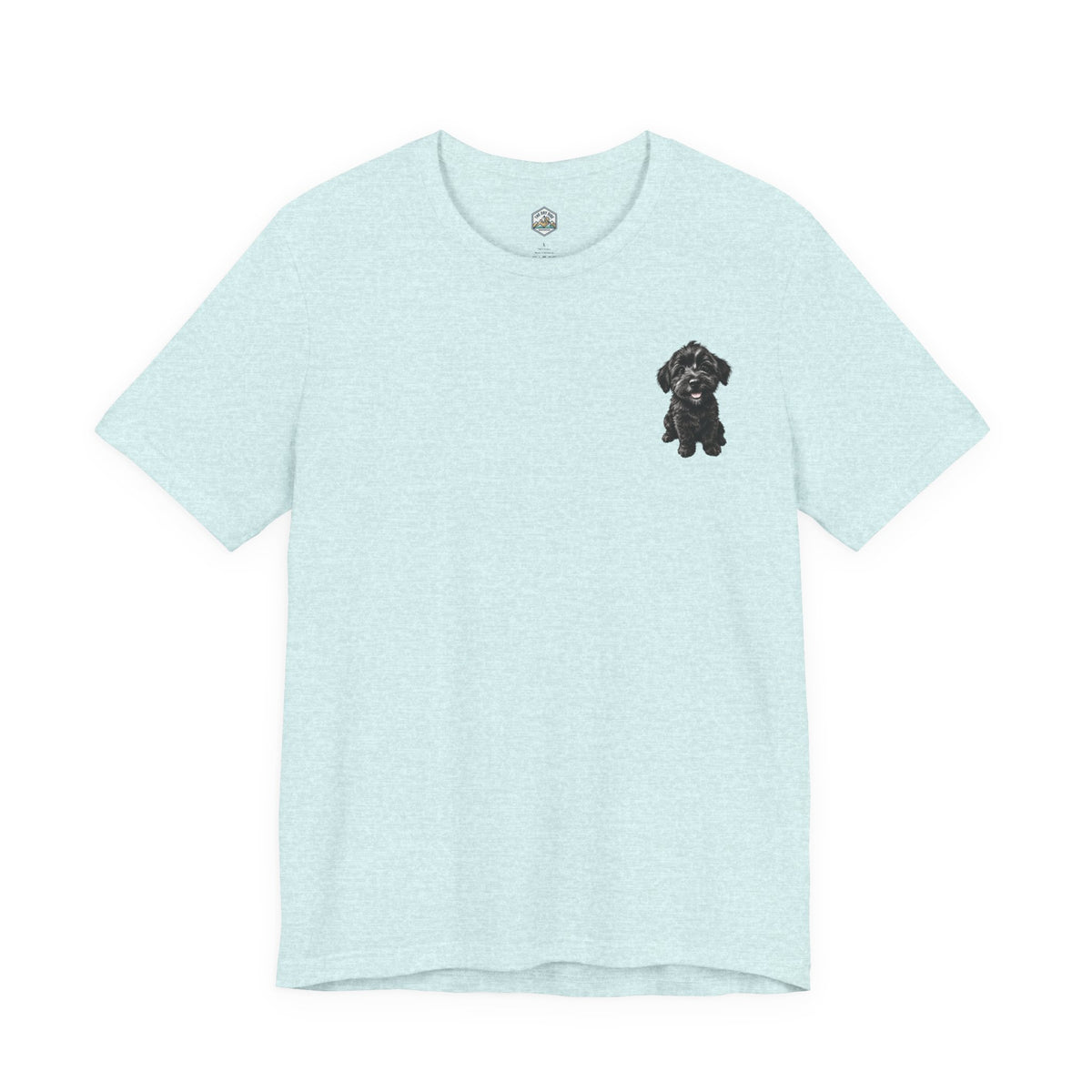 T-shirt avec un adorable chiot Schnoodle tout doux