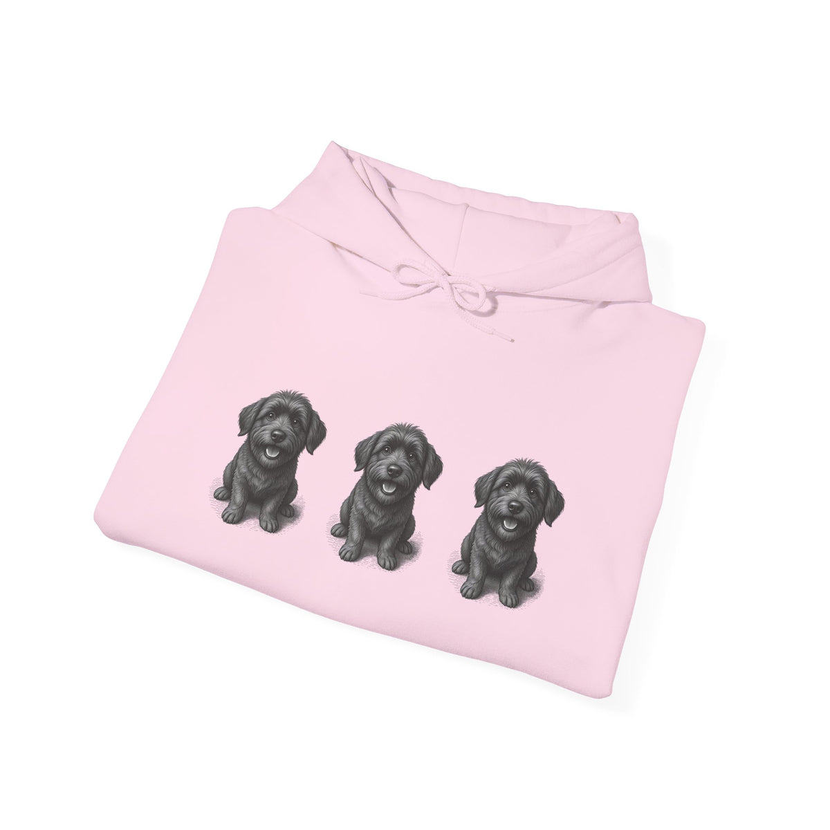 Three Schnoodle Puppies Hoodie