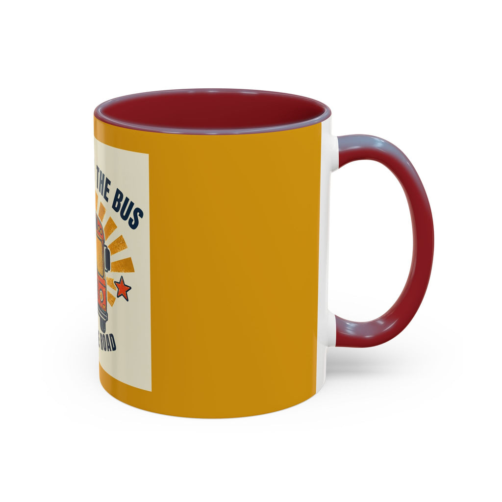 I’m Driving the Bus Get Out the Road Retro Bus Coffee Mug