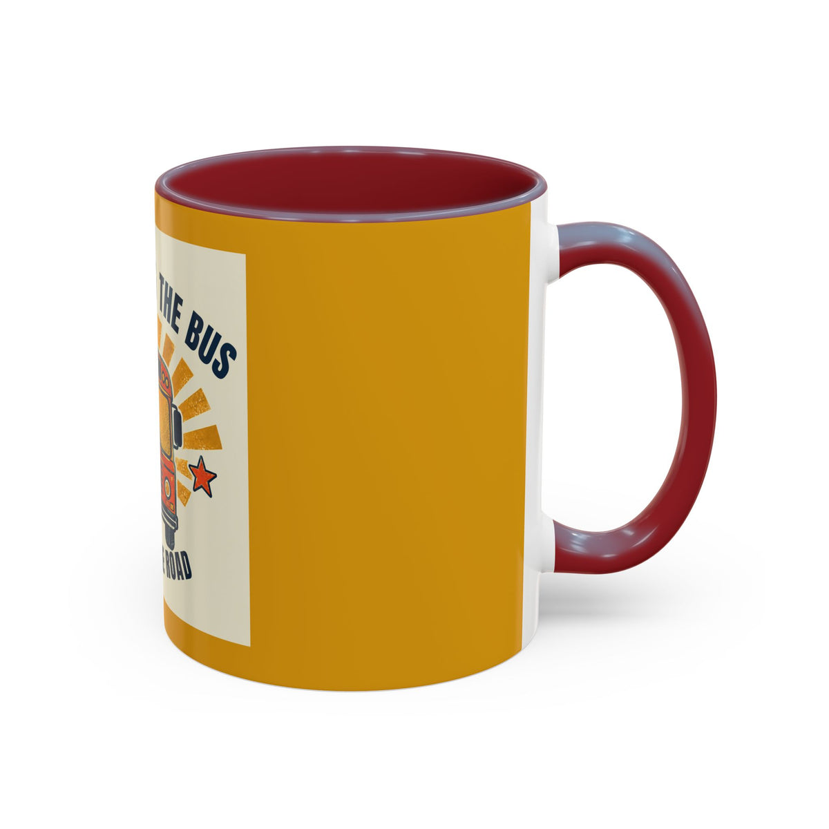I’m Driving the Bus Get Out the Road Retro Bus Coffee Mug