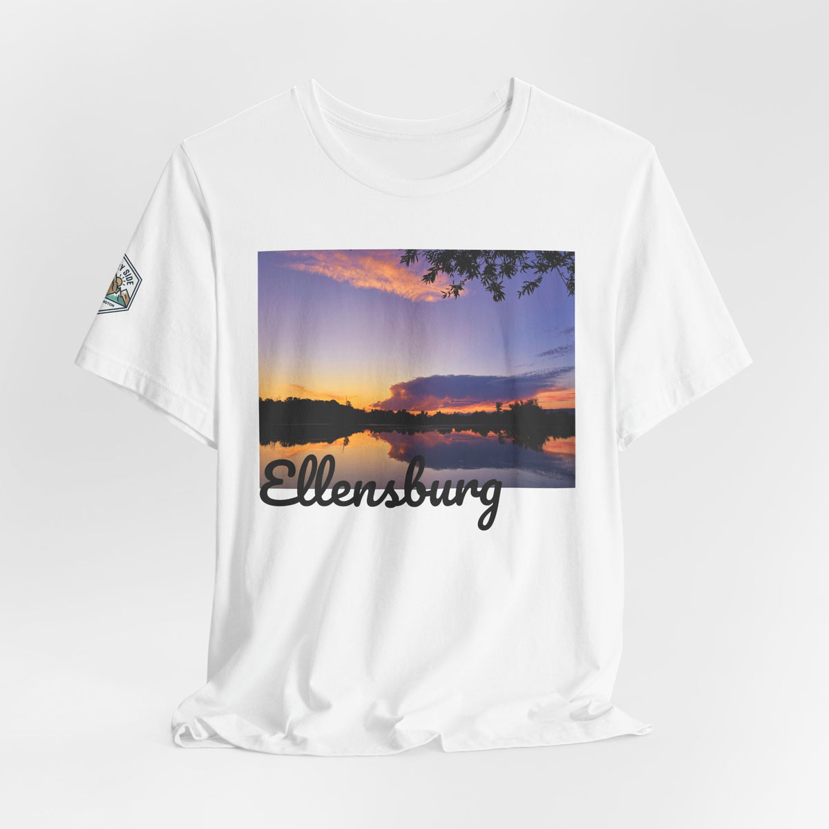Ellensburg Sunset Lake Reflection Landscape T-Shirt