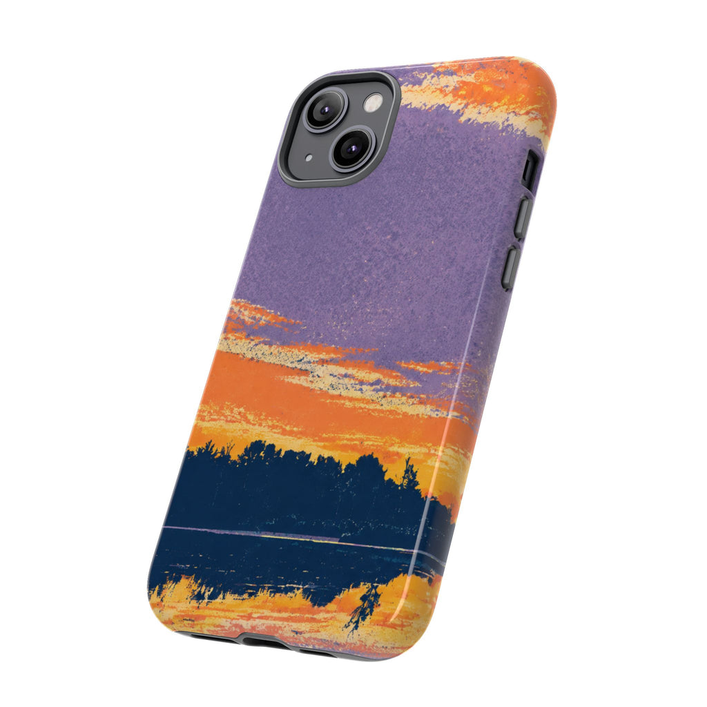 Coque de téléphone résistante Sunset Lake