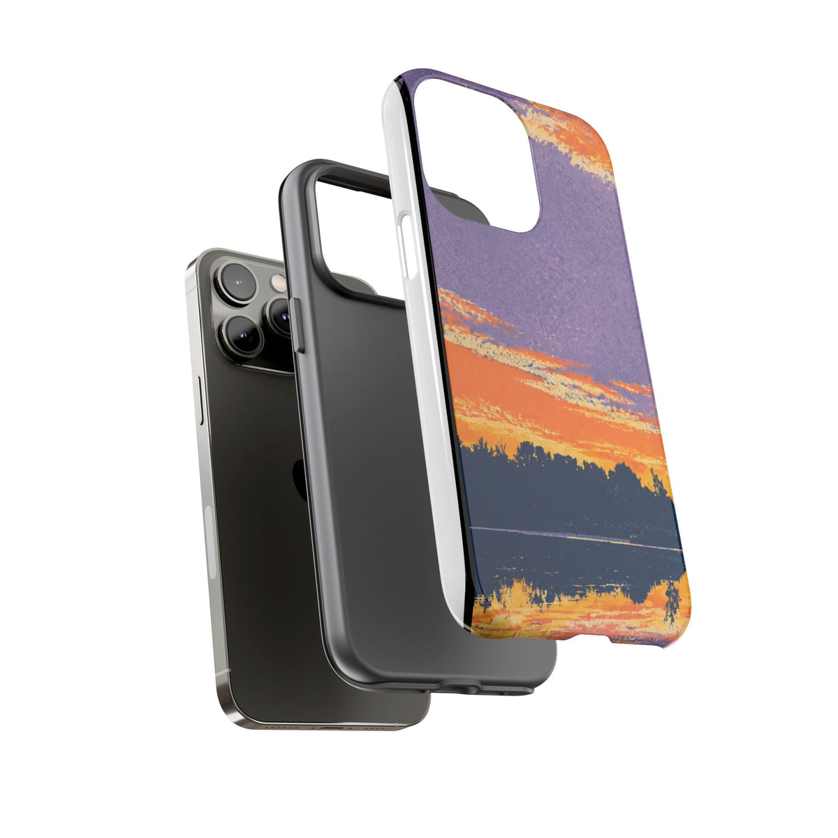Coque de téléphone résistante Sunset Lake