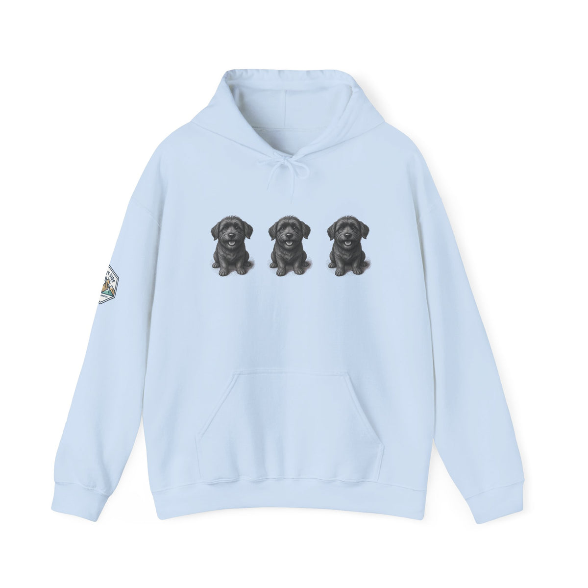 Three Schnoodle Puppies Hoodie