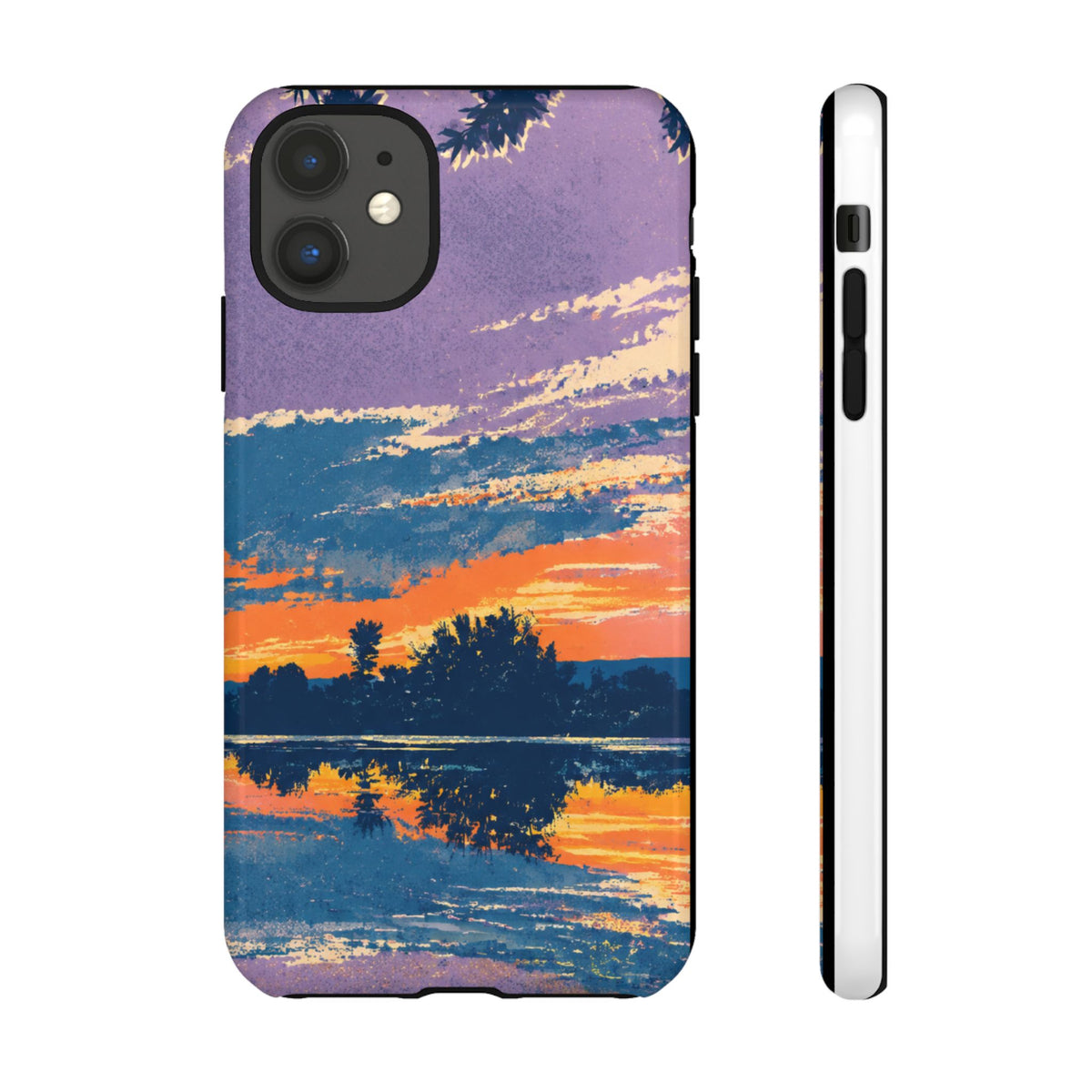 Sunset Lake Tough Phone Case