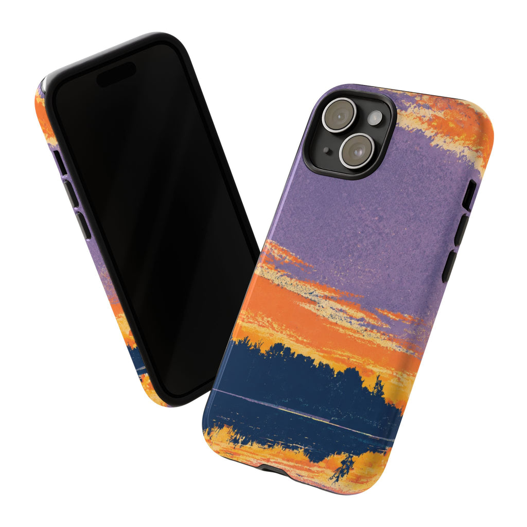 Coque de téléphone résistante Sunset Lake