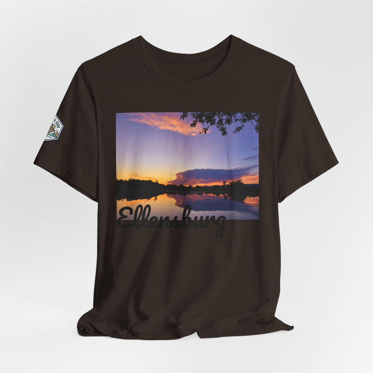 Ellensburg Sunset Lake Reflection Landscape T-Shirt