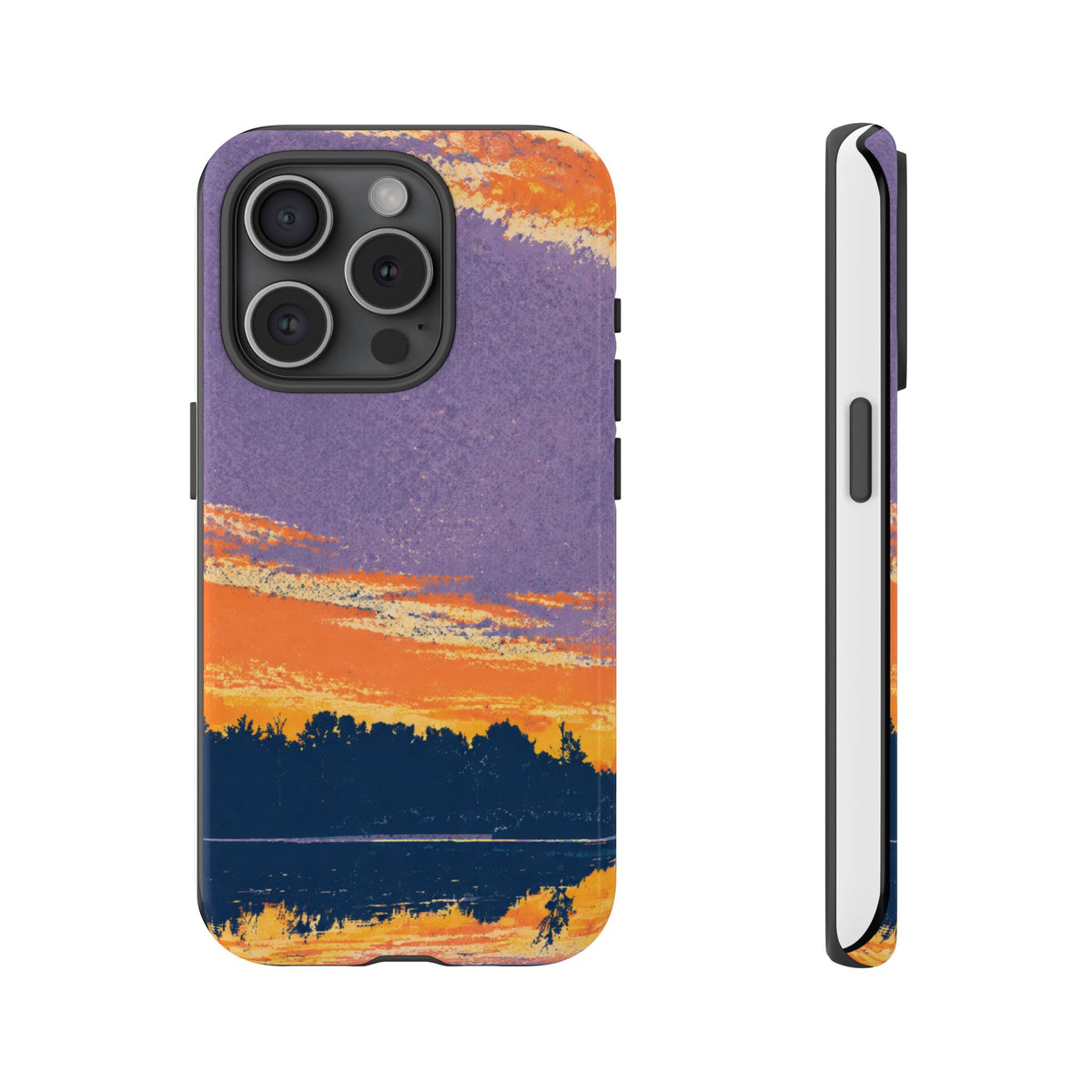 Sunset Lake Tough Phone Case