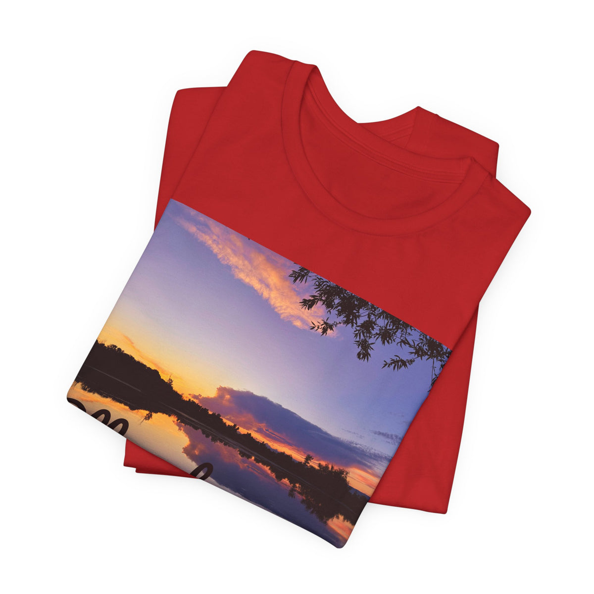 Ellensburg Sunset Lake Reflection Landscape T-Shirt