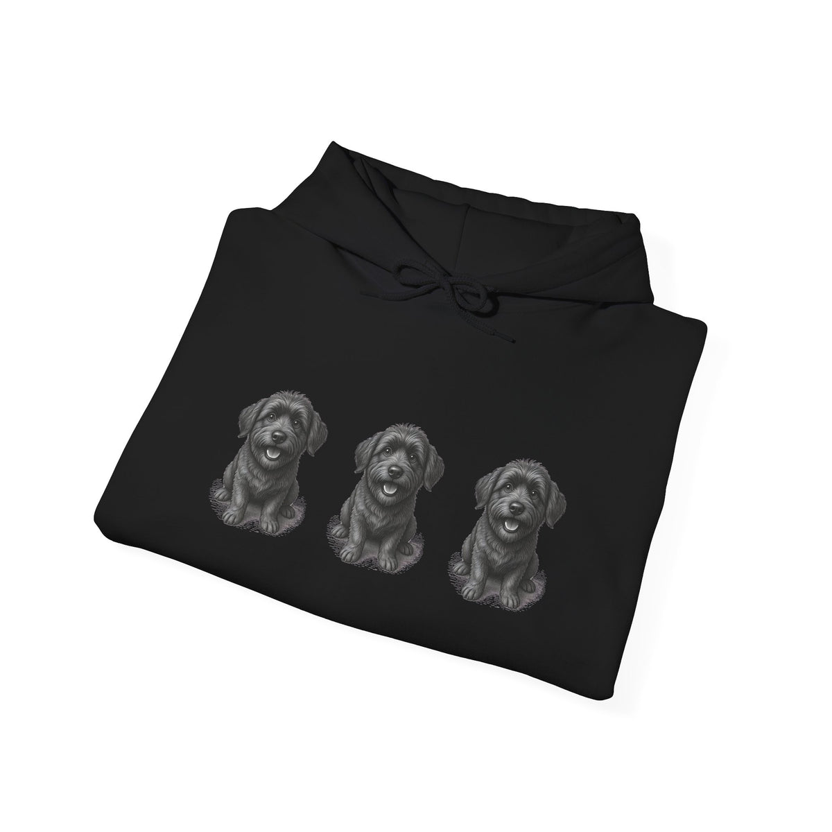 Three Schnoodle Puppies Hoodie