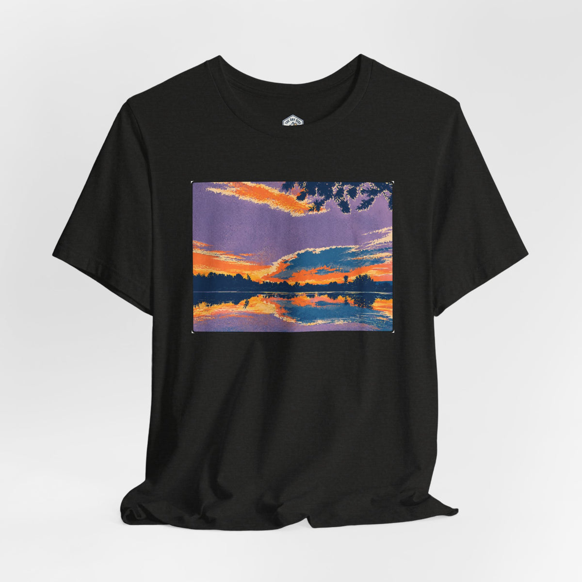 Retro Ellensburg Ringer Loop Sunset T-Shirt