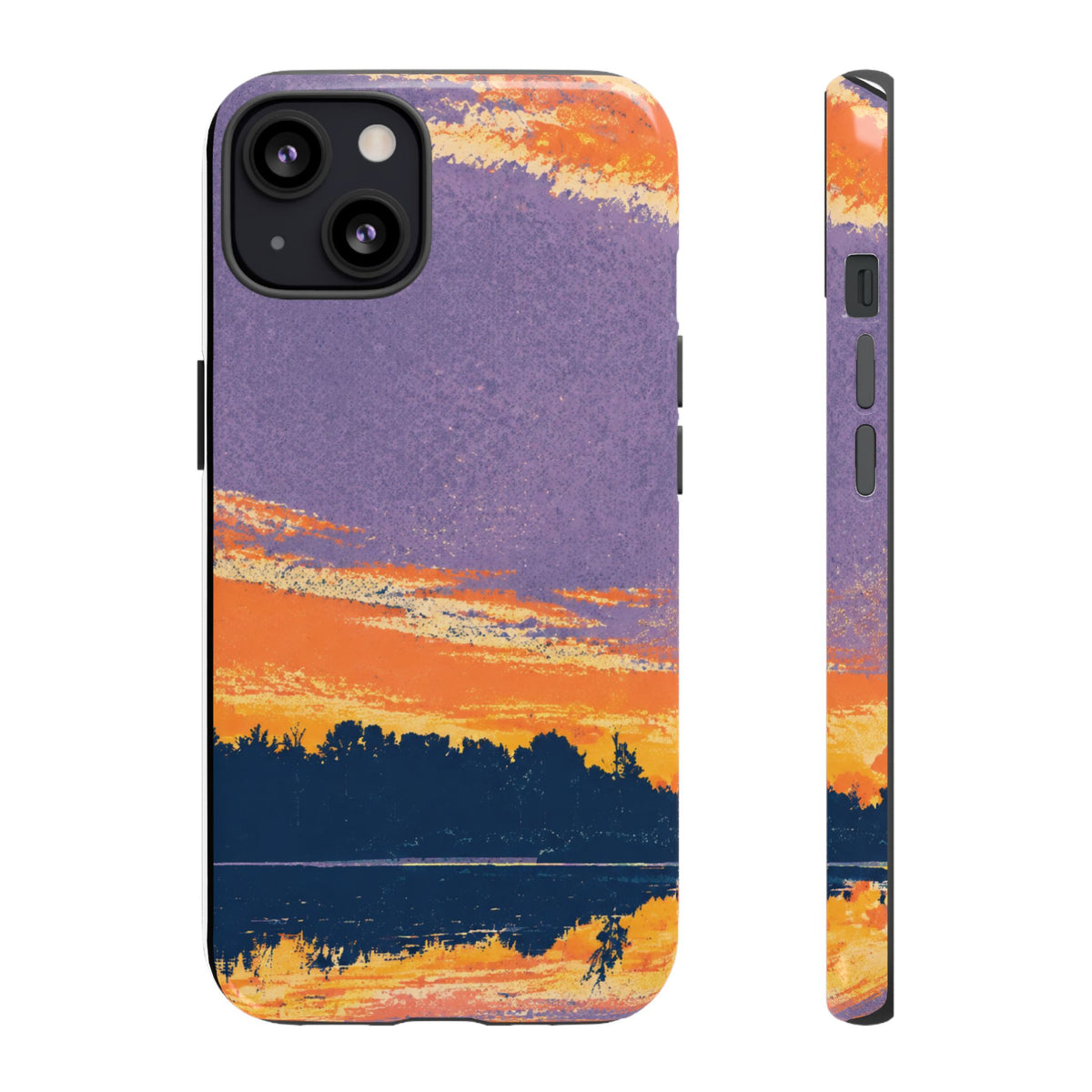 Sunset Lake Tough Phone Case