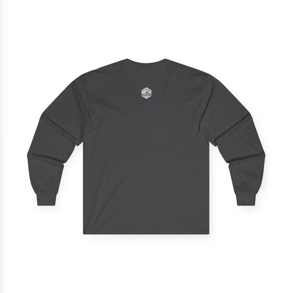 Ellensburg Sunset Fishing Pond Reflection Long Sleeve Tee