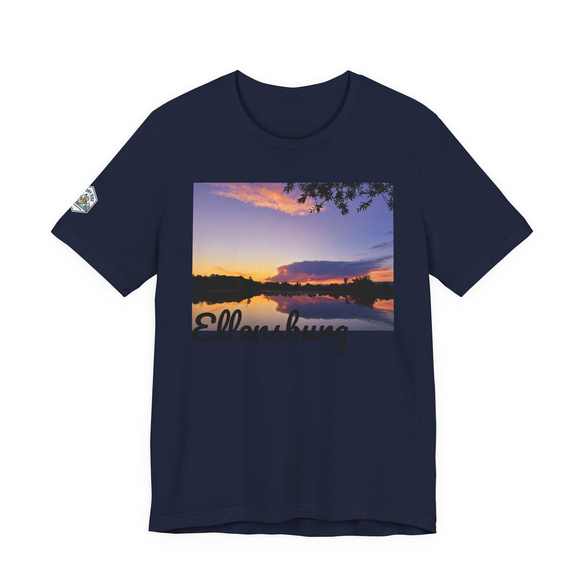 Ellensburg Sunset Lake Reflection Landscape T-Shirt
